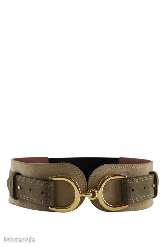 Ceinture Large Ceinture Gerard Darel Ceinture En Cuir Velours