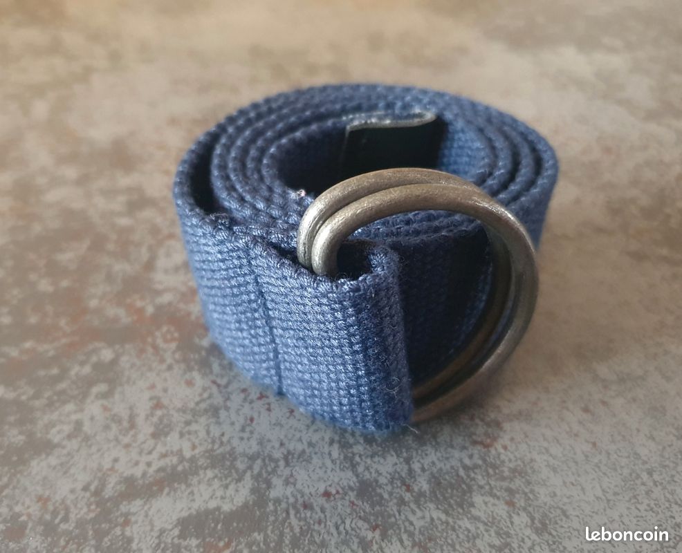 Ceinture bleu marine enfant 8 ans 70 cm NEUVE (image 1)