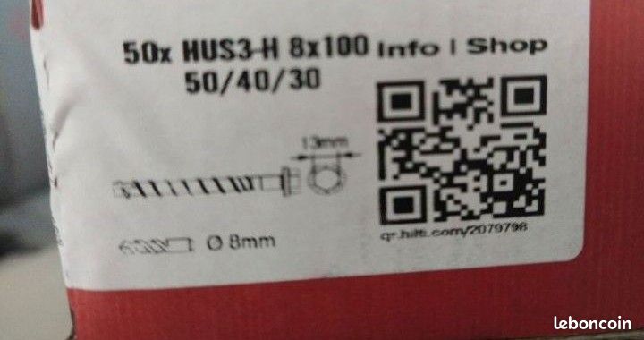 Vis hilti sans cheville pour ancrage (image 5)