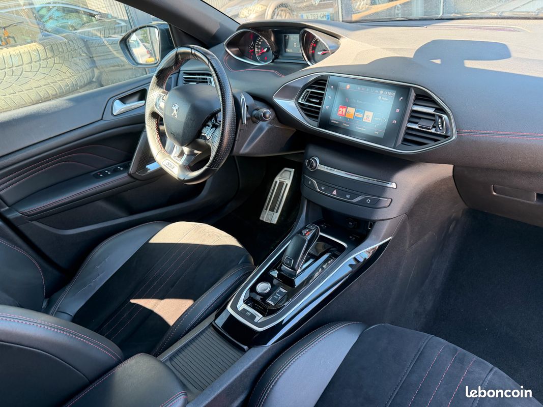 Peugeot 308 sw break 2.0 hdi gt line 180cv boite auto 8 hifi denon keyless go siege chauffant massant gps led (image 7)