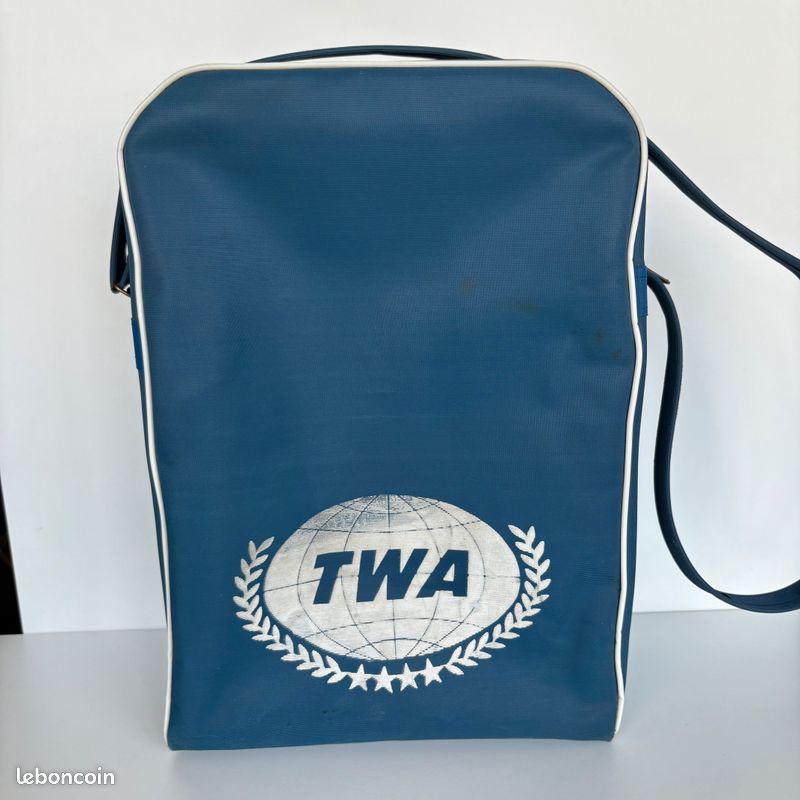 Sac de voyage TWA vintage USA compagnie aérienne - Accessoires & Bagagerie
