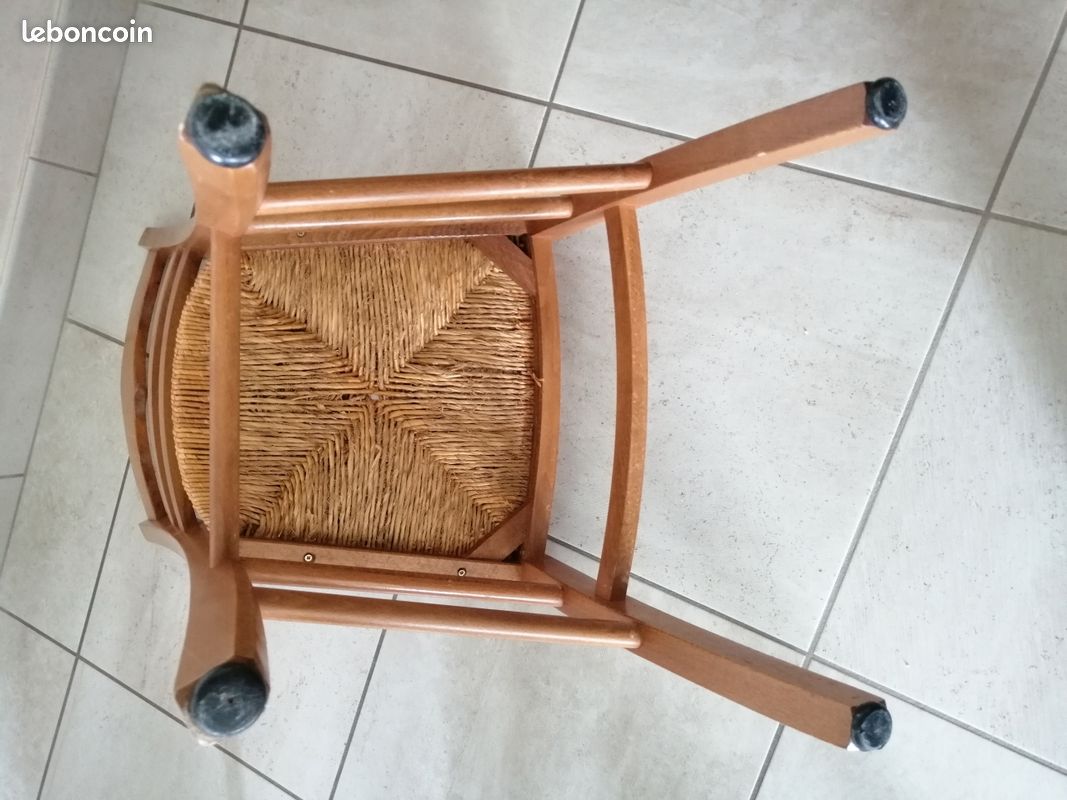 1 chaise en bois (image 5)