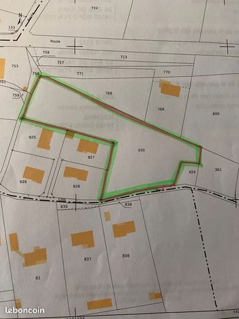 Terrain 5 507 m² Pranzac