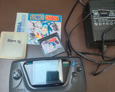 Notice Originale Sega Game Gear (PAL) - Abîmée/annotée - Pour Console Rétro