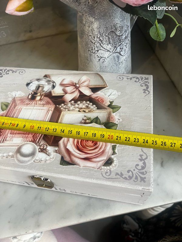 Boite rangement shabby chic vintage (image 2)