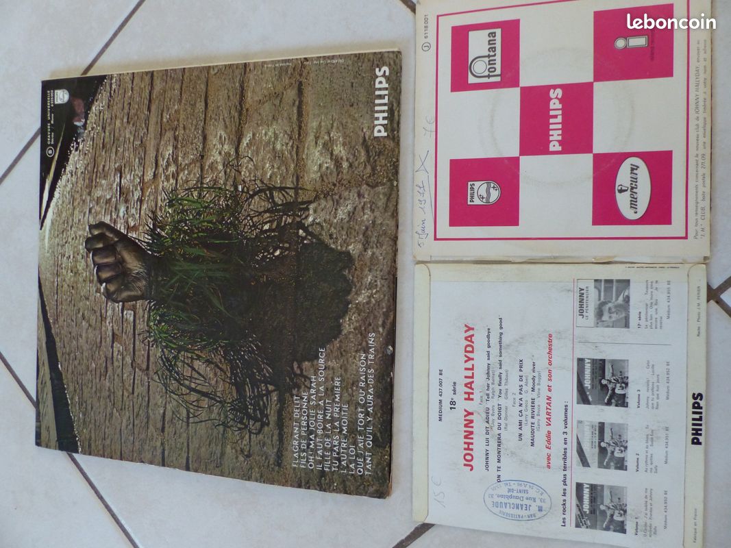 Lot disques Johnny Hallyday (image 2)