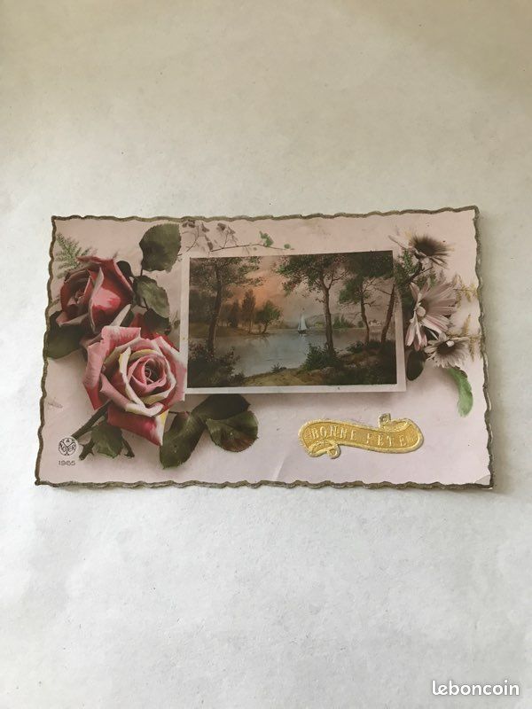 Cartes anciennes BONNE FÊTE thème filles - Collection
