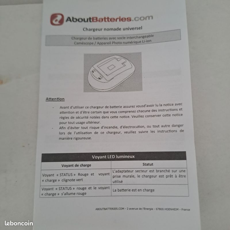 Chargeur nomade universel (image 2)
