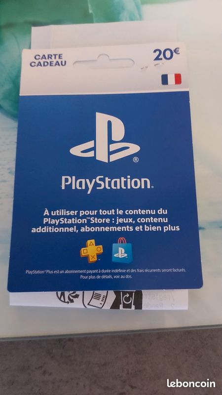 Carte jeu PlayStation (image 1)