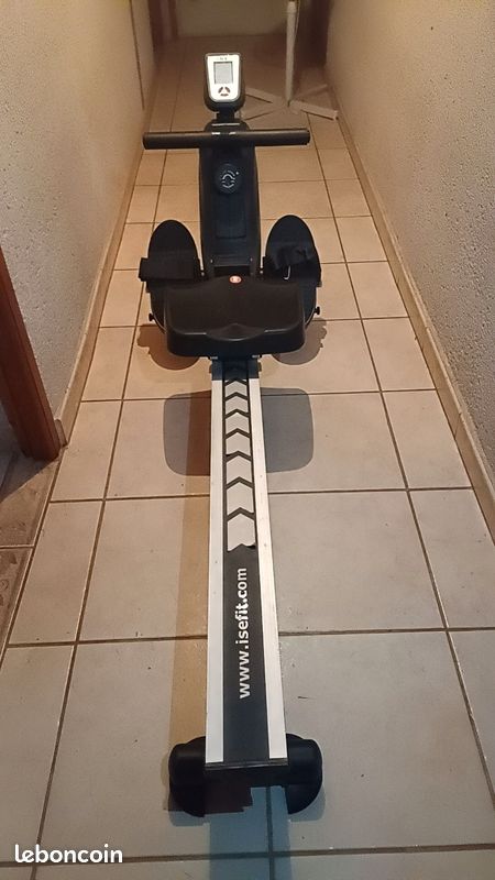 Rameur Pliable à Double Résistance (eau + Magnétique) – 5 Niveaux Eau / 32 Niveaux Magnétiques, Compatible APP, Capacité 150 Kg