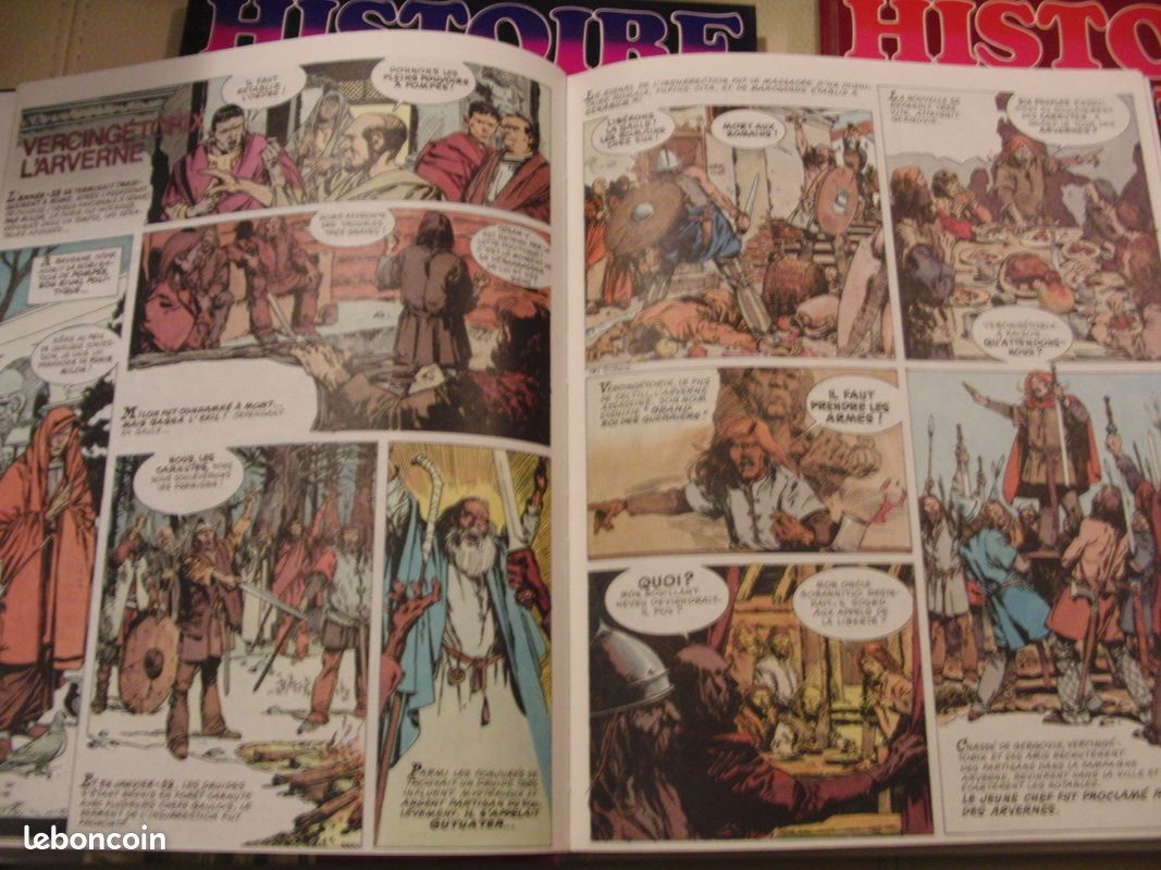 Coffret de BD Histoire de France en bandes dessinées T 1 à 4 1976 (image 5)