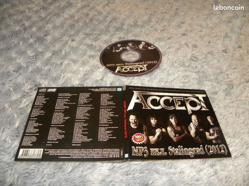 Accept lot cd mp3 russie (image 3)