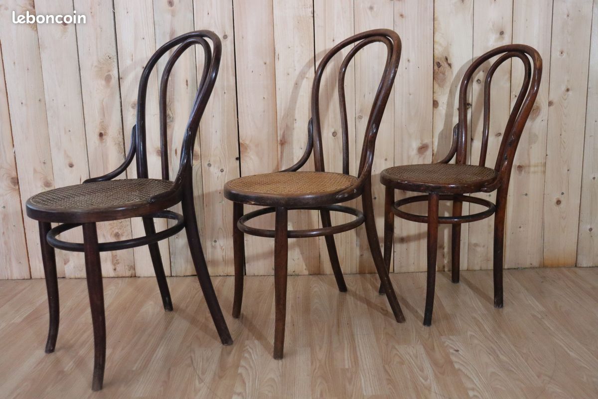 Série 6 chaises bistrot n°18 Thonet (image 5)