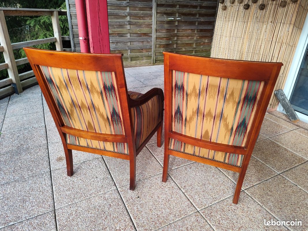 2 fauteuils style empire (image 5)