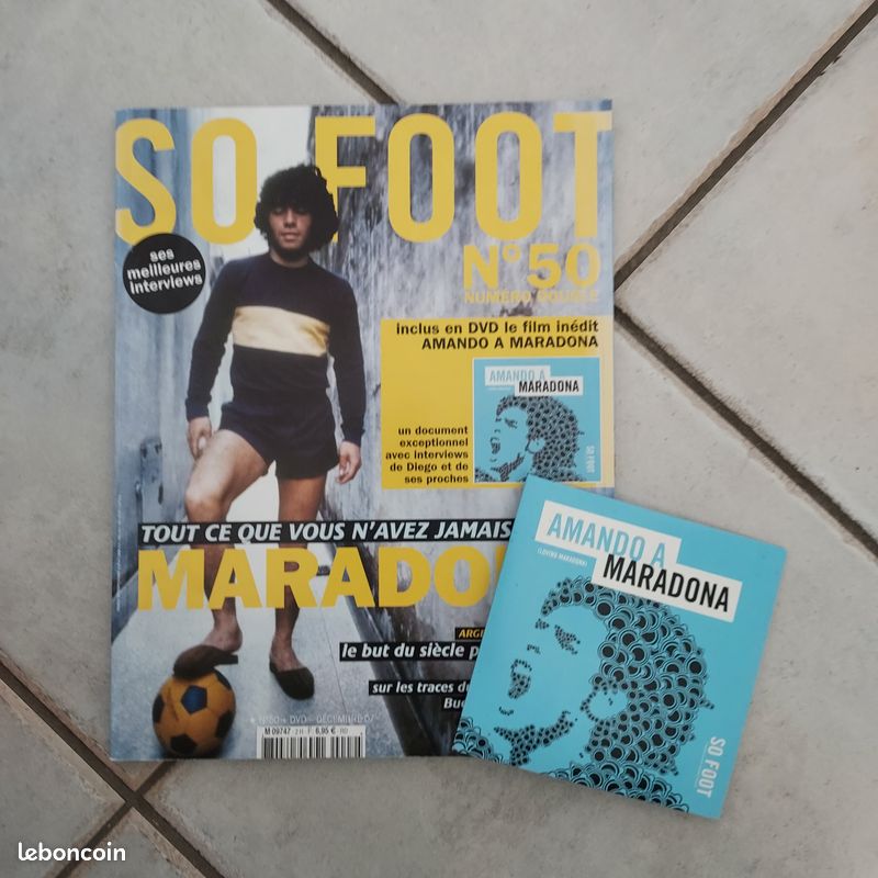 Magazine football SO FOOT MARADONA avec DVD (image 1)