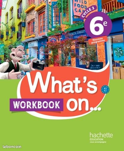 Manuel anglais 6eme "what’s on workbook" (image 1)