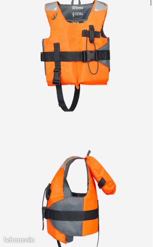 Lot 2 Gilets Gonflables Auto 150 N Avec Bandes Réfléchissantes Et Sifflet – Vert Clair, Taille Unique Adulte