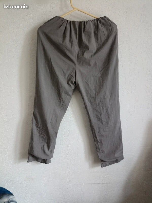 Pantalon gris 3/4 (image 5)