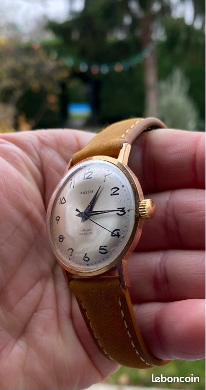 Montre à quartz allemande vintage homme Laco Electric ne fonctionne pas