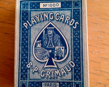 Collection : Ancien jeu de Whist et ses 32 cartes B.P. Grimaud Paris n° 1000 (Décret du 12 avril 1890 République Française ) collpseu - Collection