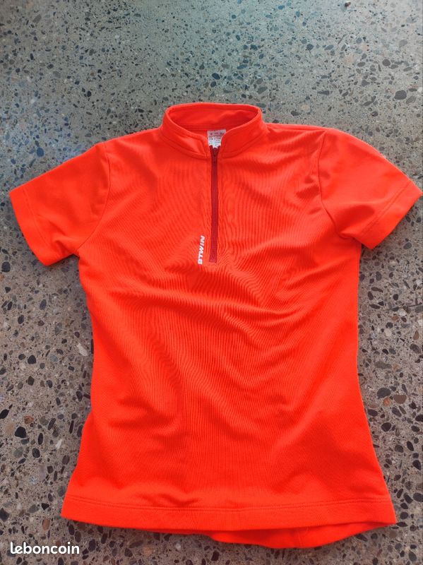 Maillot vélo Decathlon taille 8 ans (image 1)