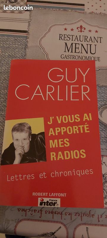 Livre de guy carlier j'vous ai apporte mes radios yanou95 (image 1)