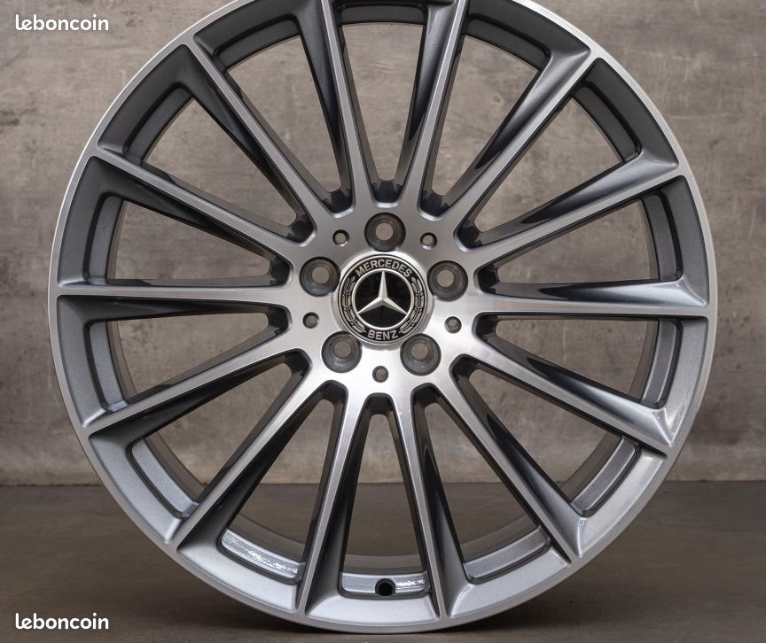 4 Jantes 19" pouces type mercedes amg EJM291 8.5 19 5x112 ET40 classe a cla b c e gla glc glb glk ml (image 1)