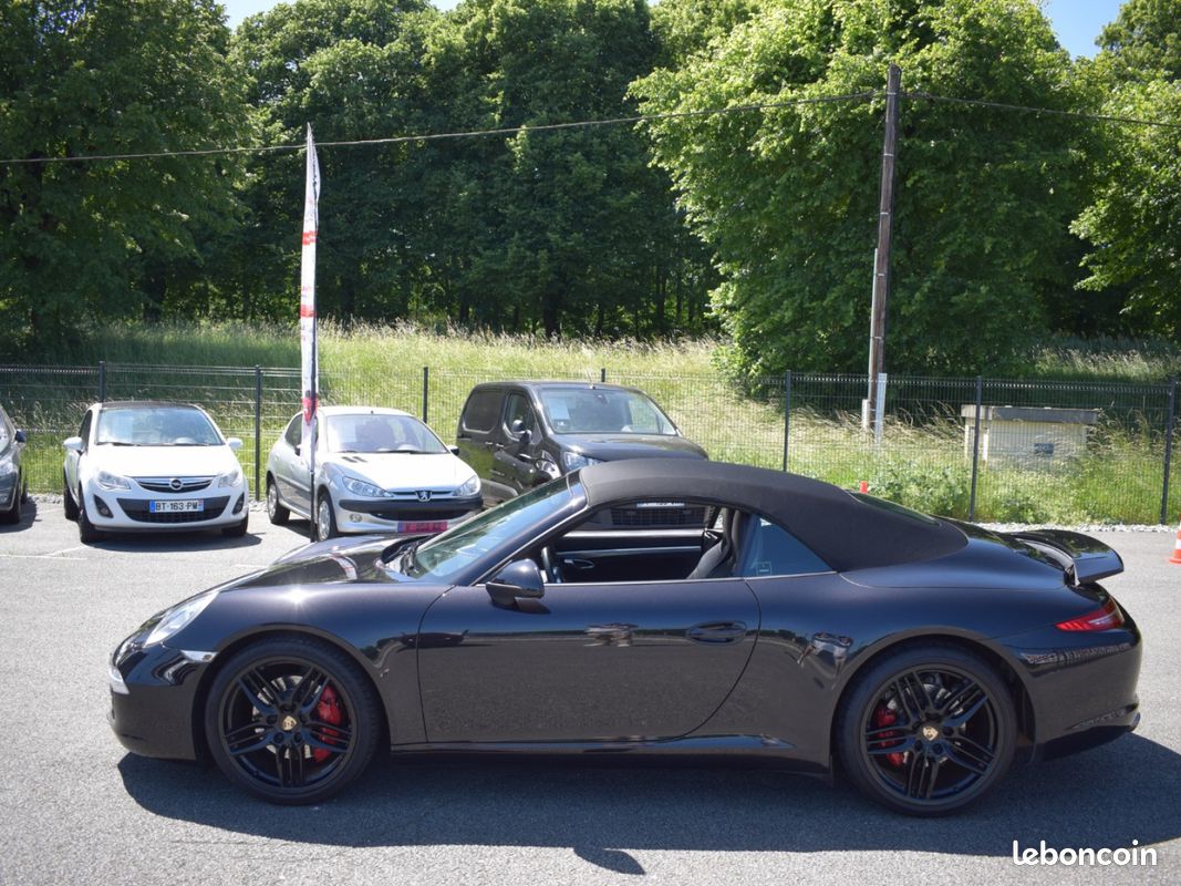 Porsche 911 carrera cabriolet 991 carrera s 3.8 400 cv / pack chrono / pasm / tableau bord cuir / suivi complet porsche (image 12)