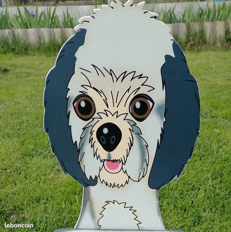 Chaise en bois pour enfant chien dalmatien (image 3)