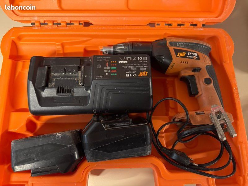 Spit P18, Visseuse Placo, bon état avec 2 batterie (image 2)