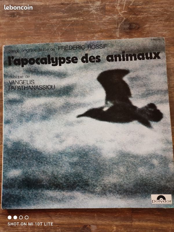 Album vinyl 33 3 Vangelis l'Apocalypse des animaux (image 2)