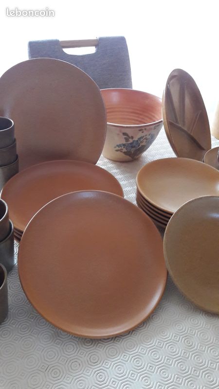 Service de table / a cafe en gres (image 3)