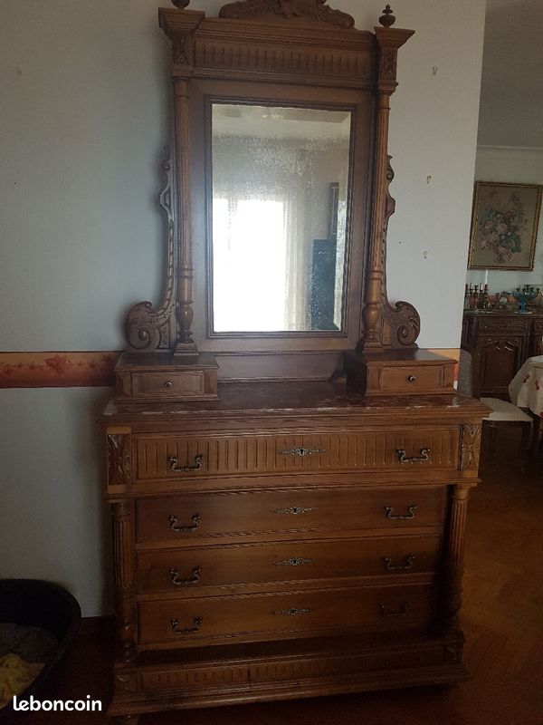 Commode avec miroir (image 1)