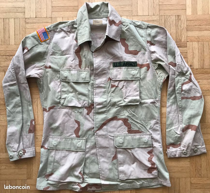 Veste militaire de combat américaine camouflage DCU militaria