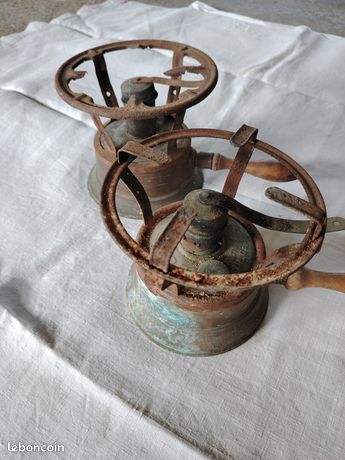 Ancien Réchaud à Alcool Le Vésuve – Neuf De Stock, Made In France