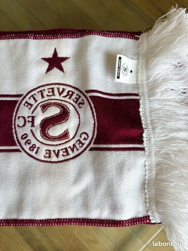 Ancienne écharpe FC Servette - Dédicacée - Vintage