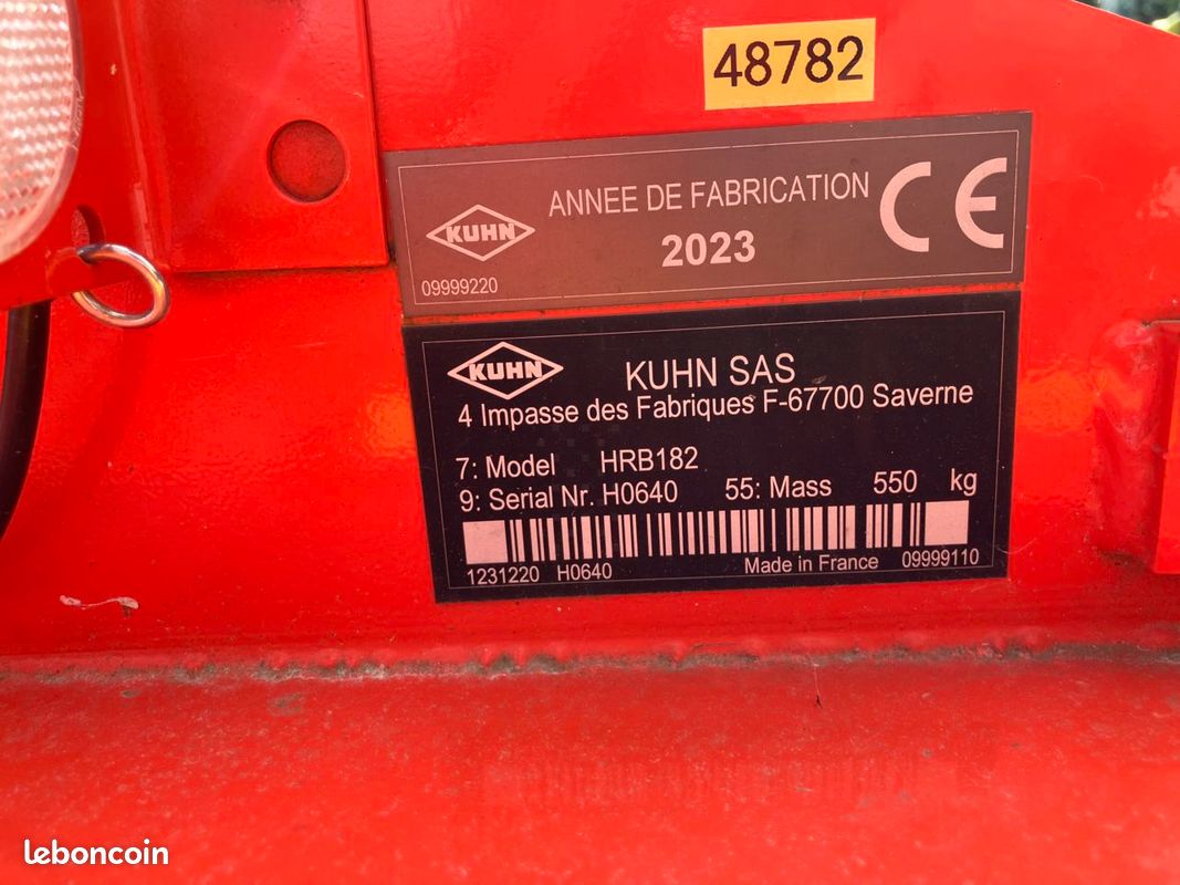 Kuhn HRB 182 (image 6)