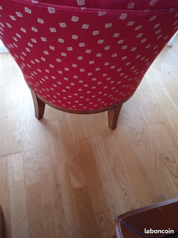 Fauteuil tapissier forme bridge (image 2)
