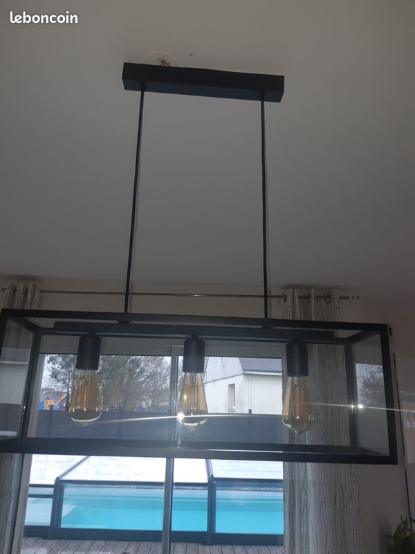 Luminaire luste en verre (image 1)