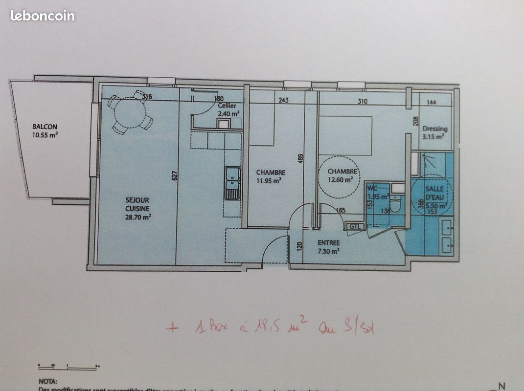 Appartement a louer vandoeuvre-les-nancy - 3 pièce(s) - 74 m2 - Surfyn
