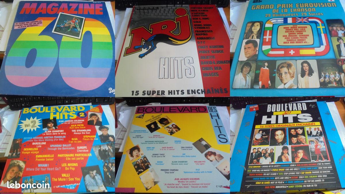 DISQIES vinyle 33 tours top des hits.magazine60. Flashback eurovision 56/81….etc (image 3)