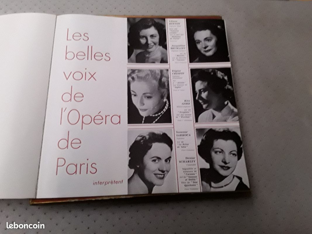 3 vinyles 33 tours et 1 45 tours de l'opéra français (image 2)
