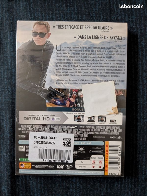 DVD Spectre (image 2)