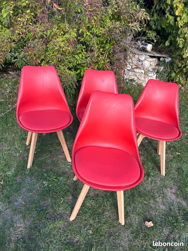 Lot de 4 chaises style Scandinave (image 4)