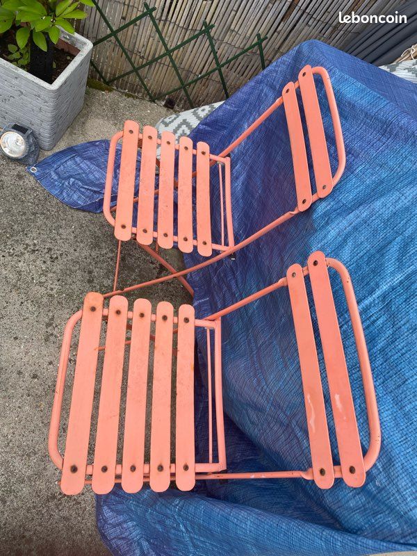 Chaises bistro métal (image 2)