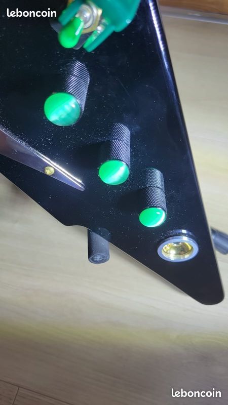 Guitare Custom Cyber Flying V vintage (2019) (image 8)