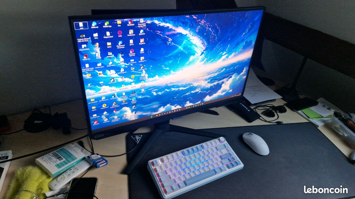 Écran gamer Samsung Odyssey G4 25" – 240 Hz / 1 ms – G-Sync / FreeSync – Très bon état (image 2)