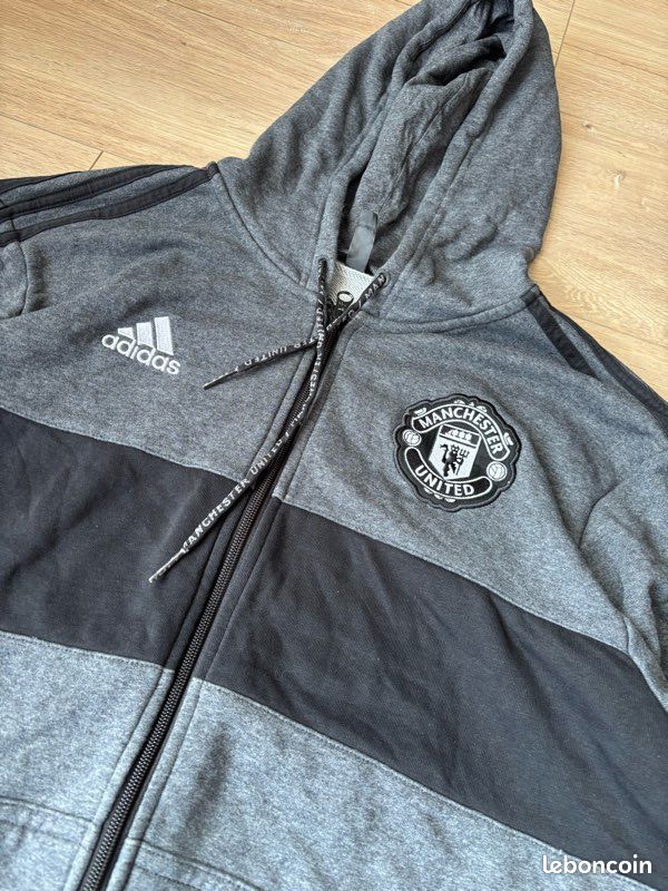 adidas Sweat à capuche Manchester United 23/24 Vert | Goalinn