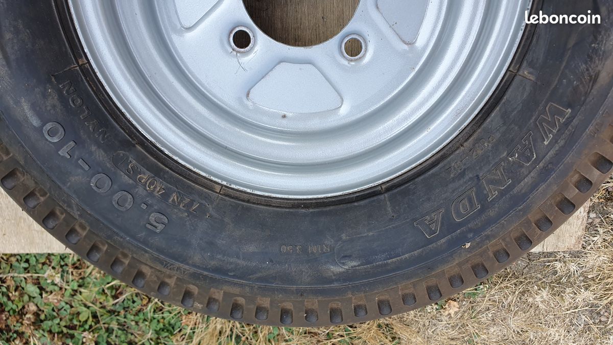 Roues de remorque 5x10 pouces (image 2)