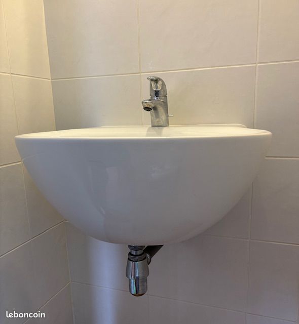 Lavabo Porcher avec robinet Grohe. Très bon état (image 4)